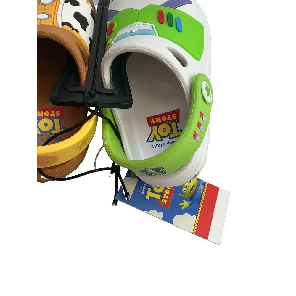 Disney Pixar Toy Story Clogs Toddler Sandals Buzz Lightyear Woody Sz 5/6